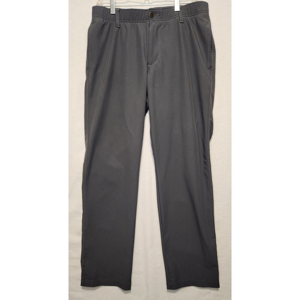 Under Armour Mens Size 34x30 (32.5x30) Pants Performance Grey Coach Outdoor Golf
